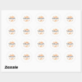 Kleine Miracle Baby Footprints Ronde Sticker (Vel)