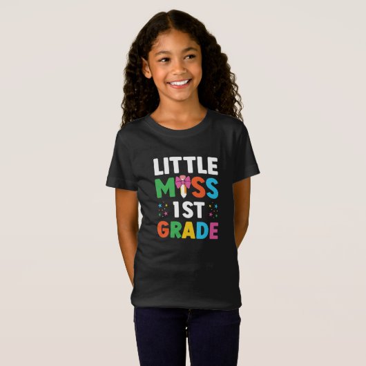 Kleine Miss 1e klas T-shirt (Voorkant volledig)