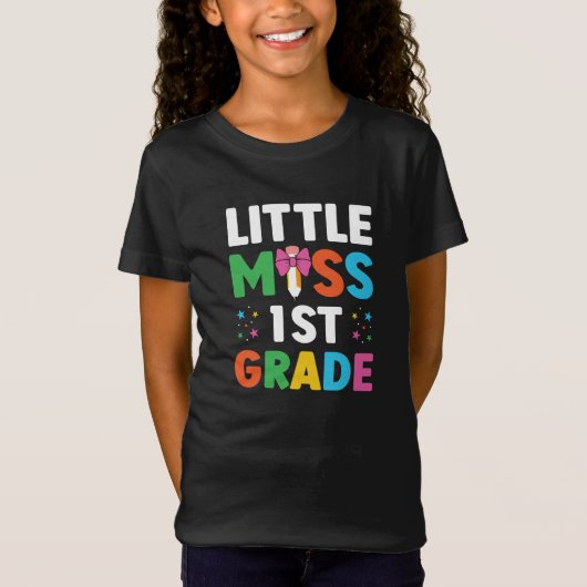 Kleine Miss 1e klas T-shirt (Voorkant)