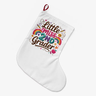 Kleine Miss 2e klas Eerste dag van de tweede klas Grote Kerstsok
