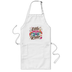 Kleine Miss 2e klas Eerste dag van de tweede klas Lang Schort