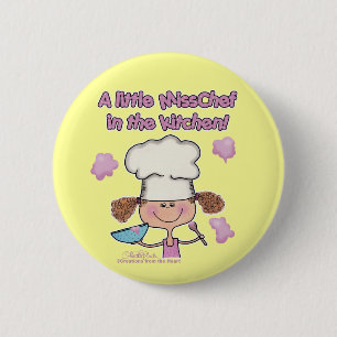 Kleine Miss Chef Ronde Button 5,7 Cm