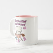 Kleine Miss Chef Tweekleurige Koffiemok (Voorkant links)