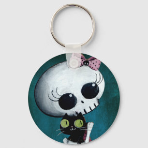 Kleine Miss Death - Halloween Beauty Sleutelhanger