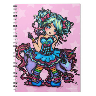 Kleine Miss Deelish Fairy Unicorn Princess Fantasy Notitieboek