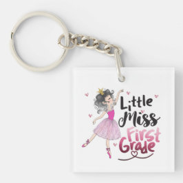 Kleine Miss Eerste Klas Sleutelhanger – Terug naar