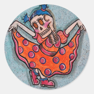 kleine miss luci BFK serie6 - Gepersonaliseerd Ronde Sticker