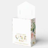 Kleine Miss Onederful Floral 1e verjaardagsfeestje Bedankdoosjes (Geopend)