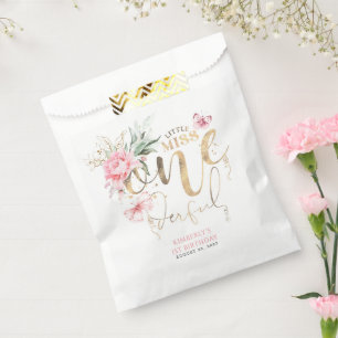 Kleine Miss Onederful Schattigee Bloemen 1e Verjaa Bedankzakje