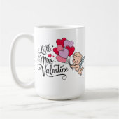 Kleine Miss valentijn Mok cadeau, Mok cadeau (Links)