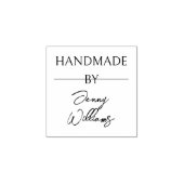 Kleine moderne handgemaakte/Homemade aangepaste na Rubberstempel (Afrduk)