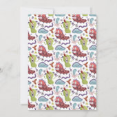 Kleine Monster Bash Verjaardag Kaart (Achterkant)