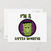 Kleine Monster Halloween Tshirts en cadeaus Briefkaart (Voorkant / Achterkant)