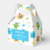 Kleine monster thema verjaardag bedankdoosjes (Achterkant)