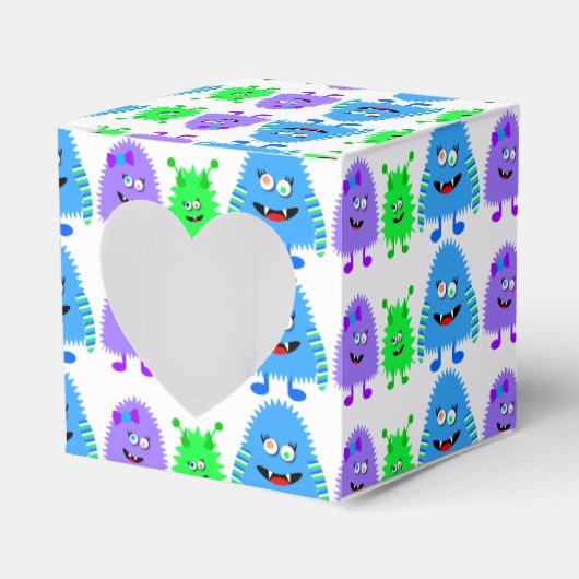 Kleine monsters bedankdoosjes (Voorkant Zijde)