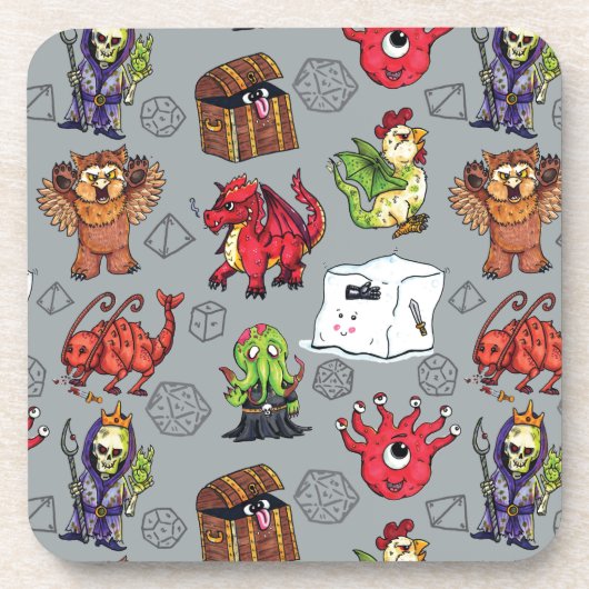 Kleine Monsters Bier Onderzetter (Voorkant)