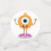 Kleine Monsters Birthday party Decorations Confetti (Kleine voorkant)