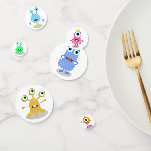 Kleine Monsters Birthday party Decorations Confetti (Groep)