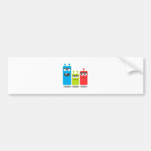 Kleine monsters bumpersticker