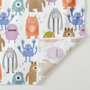 Kleine monsters kinder nursery wandkleed