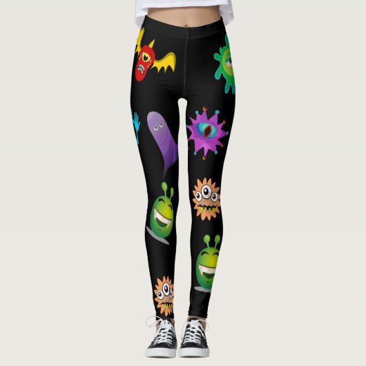 Kleine Monsters Leggings (Voorkant)