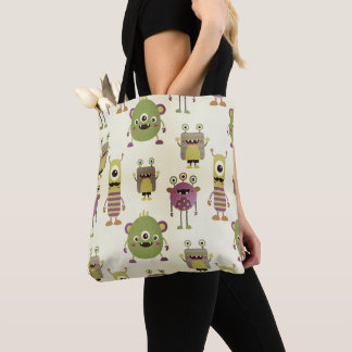 Kleine monsters ontwerpen voor kinderen, feest of draagtas