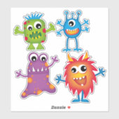 Kleine Monsters Sticker (Vel)