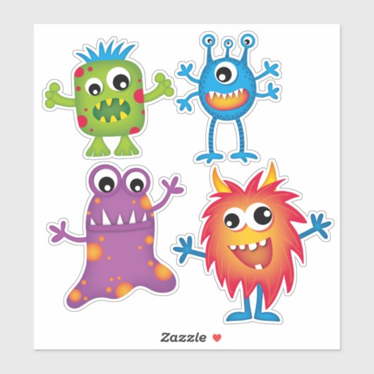 Kleine Monsters Sticker (Vel)