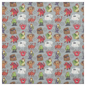 Kleine Monsters Stof (Swatch)