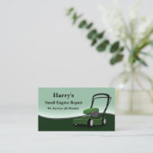 Kleine motorreparatie visitekaartje (Staand voorkant)