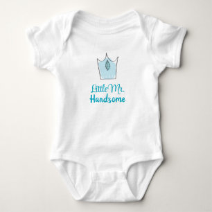Kleine Mr. Handsome, Schattige cadeau, Custom Baby Romper