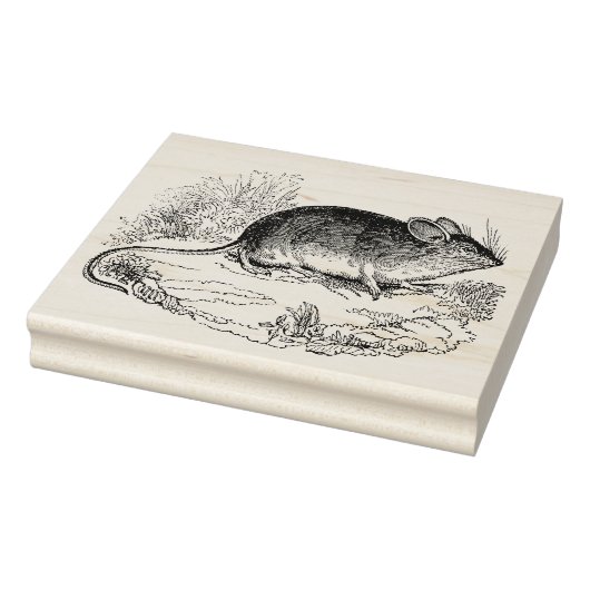  kleine muis Antiek Rubberstempel Rubberstempel (Stempel)