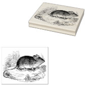  kleine muis Antiek Rubberstempel Rubberstempel (Gestempeld)