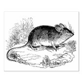  kleine muis Antiek Rubberstempel Rubberstempel (Afrduk)