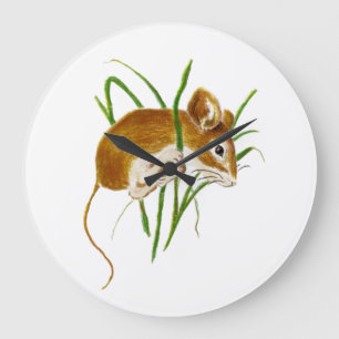 Kleine muis die binnen hangt, ontwerp Natuur Grote Klok