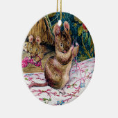 Kleine muis die Ornament naait (Rechts)