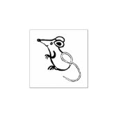 Kleine muis rubberstempel (Afrduk)