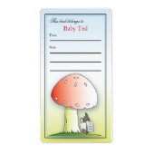 Kleine Muiskookplaat Etiket (Voorkant)