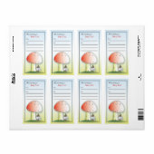 Kleine Muiskookplaat Etiket (Full Sheet)