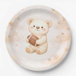 Kleine MVP Voetbal Baby Shower Papieren Bordje
