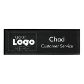 Kleine naam badge magneet Logo Medewerker Personee (Voorkant)