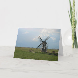 Kleine Nederlandse Windmolen in de Kaart van de