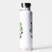 Kleine Ninjas in Bonsai-boom Waterfles (Rechts)