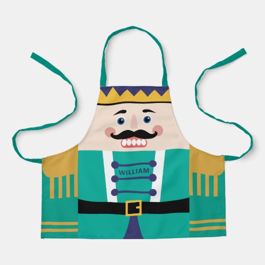 Kleine Notenkraker Solider Schattige Kostuum voor Schort (Voorkant)