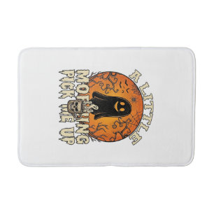 Kleine ochtend-pick-me-up Halloween Geest Schedel Badmat