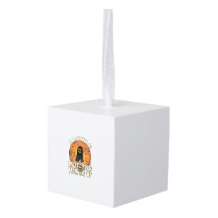 Kleine ochtend-pick-me-up Halloween Ghost Skull Mu Kubus Ornament