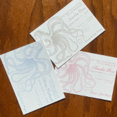 Kleine Octopus Geboorte Aankondiging Baby Boy