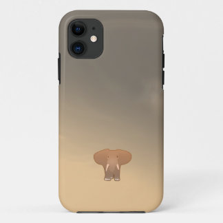 Kleine olifant in de Sahara iPhone 11 Hoesje