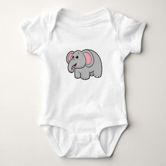 Kleine olifant romper (Voorkant)