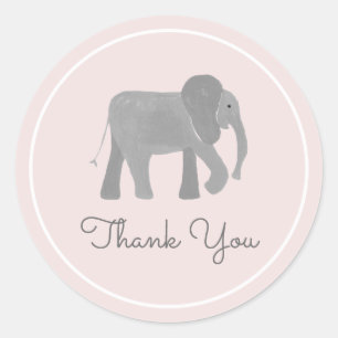 Kleine olifant ronde sticker